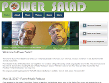 Tablet Screenshot of powersalad.com